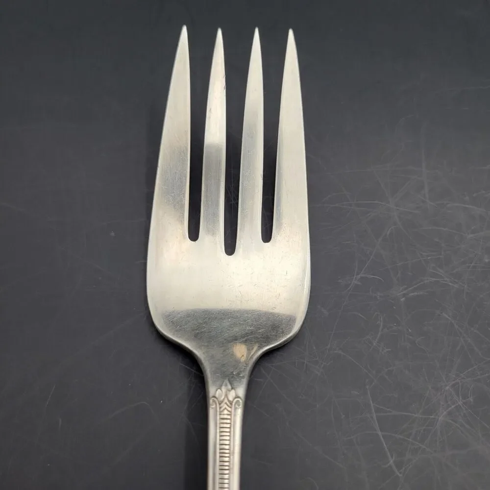 Vintage Silverplate 1937 Cotillion by Wm Rogers Serving Fork